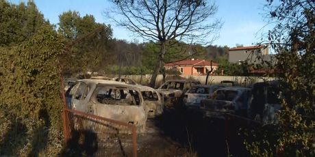 Automobili izgorjeli u požaru u Puli - 2