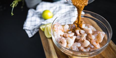 Karipske kozice s rižom