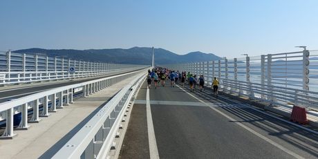 Utrka na Pelješkom mostu