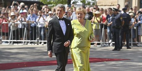 Angela Merkel i Joachim Sauer - 1