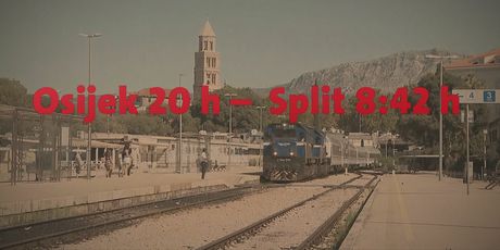 Vlak Osijek-Split - 1