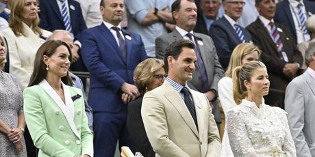Roger i Miroslava Federer i Kate Middleton - 1