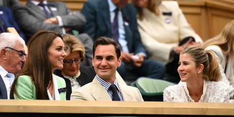 Roger i Miroslava Federer i Kate Middleton - 4