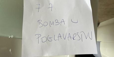 Bomba u Poglavarstvu u Zagrebu