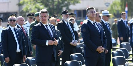 Predsjednik Zoran Milanović i premijer Andrej Plenković