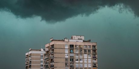 Oblaci nad Zagrebom prije strašne oluje - 2
