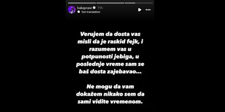 Bogdanova objava o prekidu