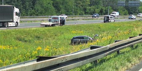 Sletio s ceste na zagrebačkoj obilaznici - 2