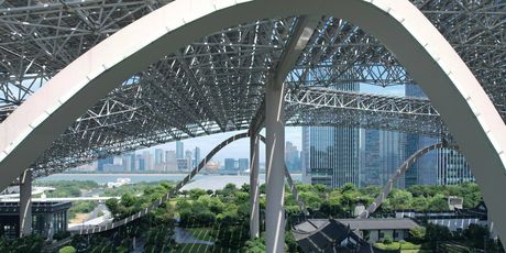 Vrt na krovu Međunarodnog izložbenog centra Hangzhou u Kini - 2