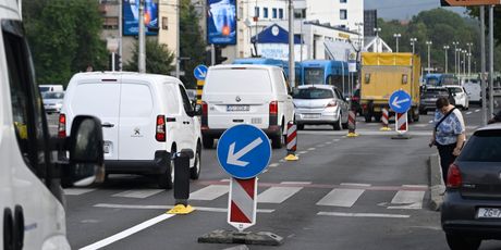 Radovi na raskrižju Držićeve i Vukovarske - 3