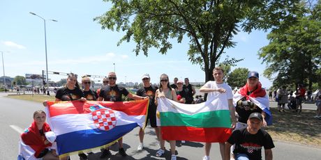 Bugarski par na Thompsonovom koncertu
