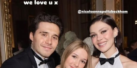 Brooklyn Peltz Beckham i Harper Beckham