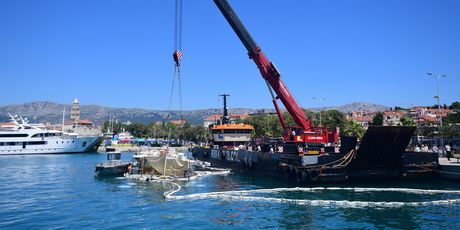 Potonuli brod u Splitu