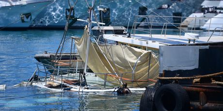 Potonuli brod u Splitu
