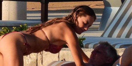 Bastian Schweinsteiger i Silva Kapitanova