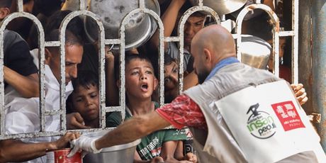 Podjela hrane u Gazi