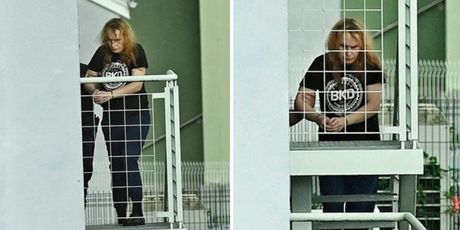 Privođenje osumnjičene za ubojstvo 36-godisnje Sonje Hranjec u Državno odvjetništvo