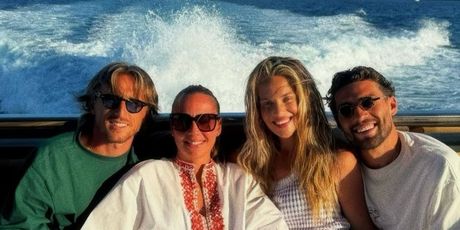Mateo Kovačić, Izabel Kovačić, Luka Modrić, Vanja Modrić