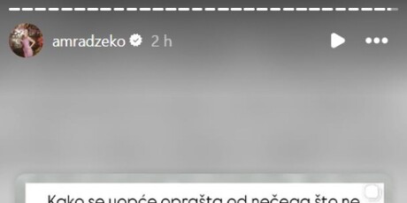 Amra Džeko na Instagramu - 2