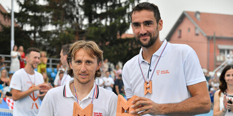 Luka Modrić i Marin Čilić