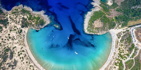 Plaža Voidokilia ima gotovo savršen oblik grčkog slova omega