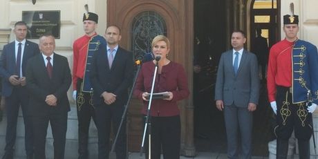 Predsjednica u Osijeku kritizirala Vladu (Foto: dnevnik.hr)