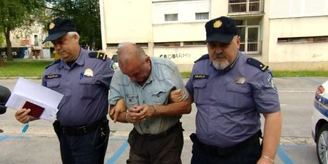 Uhićeni osumnjičeni krijumčar ljudima iz Srbije (Foto: Dnevnik.hr)
