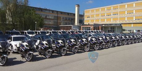 Policija dobila nove presretače, kombije i motore (Foto: Opći sindikat MUP-a)
