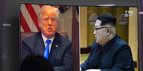 Donald Trump i Kim Jong Un (Foto: AFP)