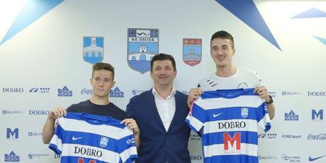 Karlo Kamenar i Stjepan Radeljić (Foto: NK Osijek)