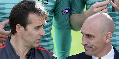 Julen Lopetegui i Luis Rubiales (Foto: AFP)