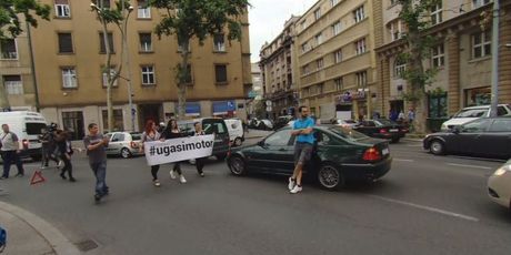 Prosvjed zagrebačkih vozača zbog poskupljenja goriva (Foto: Dnevnik.hr)
