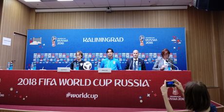 Luka Modrić i Zlatko Dalić na press-konferenciji (Foto: GOL.hr)
