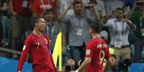 Cristiano Ronaldo slavi pogodak (Foto: AFP)