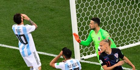 Messi pred golom Hrvatske (Foto: AFP)