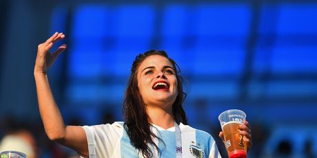 Argentinske navijačice na tribinama (Foto: AFP)