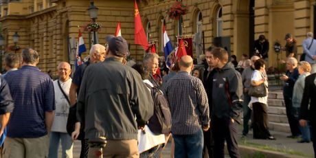 Okupljanje antifašista na Trgu Republike Hrvatske u Zagrebu (Foto: Dnevnik Nove TV) - 1