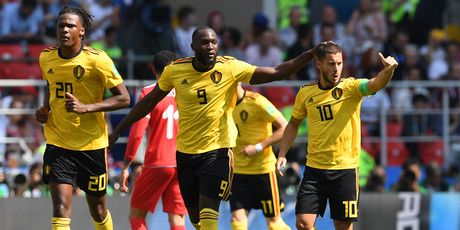 Lukaku i Hazard slave pogodak (Foto: AFP)