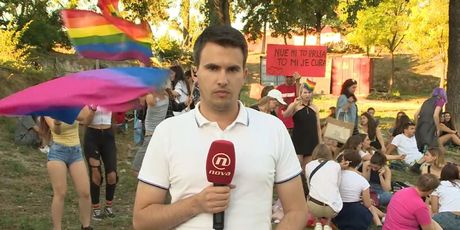 Šime Vičević uživo iz Splita o splitskom Prideu (Foto: Dnevnik Nove TV)
