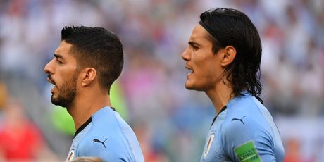Luis Suarez i Edinson Cavani (Foto: AFP)