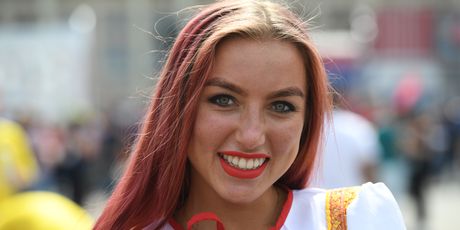 Danska navijačica (Foto: AFP)