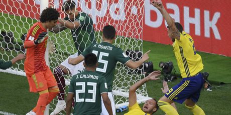 Meksiko - Švedska (Foto: AFP)