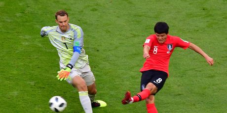 Korejci zabijaju pogodak Nijemcima (Foto: AFP)