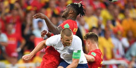 Michy Batshuayi i Eric Dier (Foto: AFP)