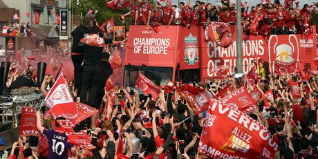 Doček Liverpoola (Foto: AFP)