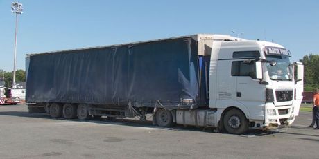 Kamion koji je prouzročio prometnu nesreću (Foto: Dnevnik.hr)