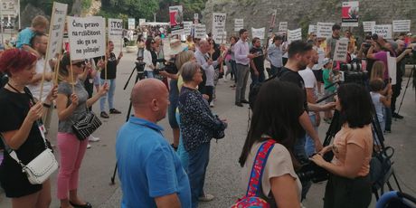 Prosvjed u Splitu (Dnevnik.hr)