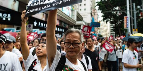 Prosvjed u Hong Kongu (Foto: Dale DE LA REY / AFP)