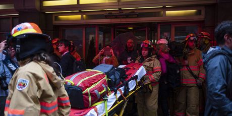 Helikopterska nesreća na Manhattanu (Foto: AFP)