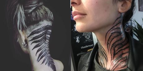 Tetovaže na vratu (Foto: boredpanda.com)